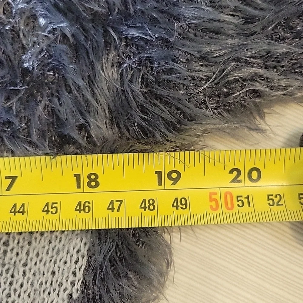 Joseph A. Gray Soft Fuzzy Polka-Dot Sweater  Size Large